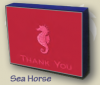 Sea Horse Thank You Note Box