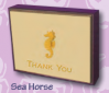 Seahorse Thank You Note Box