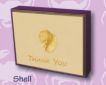 Shell Thank You Note Box